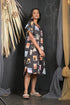 OWO THE LABEL Half Sleeve Multi Print Beach Wear Kaftan (OTL-KFTN-1004)